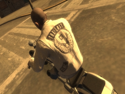 White THE LOST MC Jacket